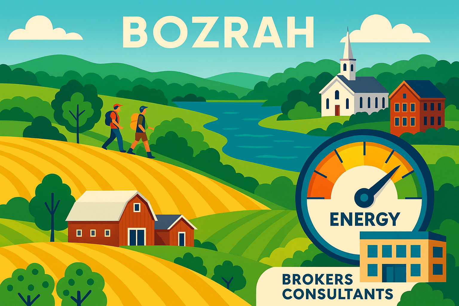 Bozrah CT energy broker and consultant jobs illustration