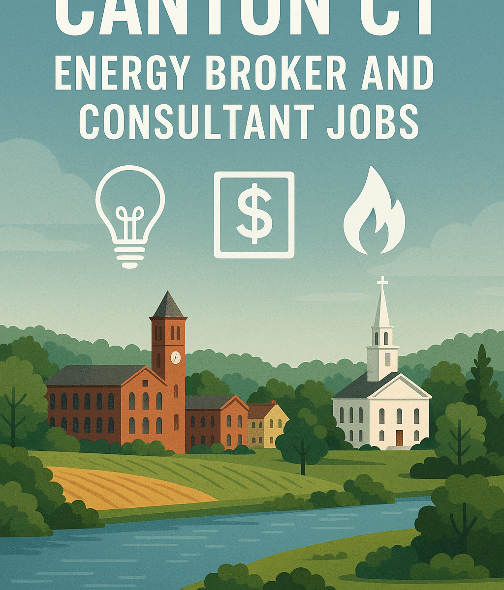 Canton CT energy broker and consultant jobs illustration
