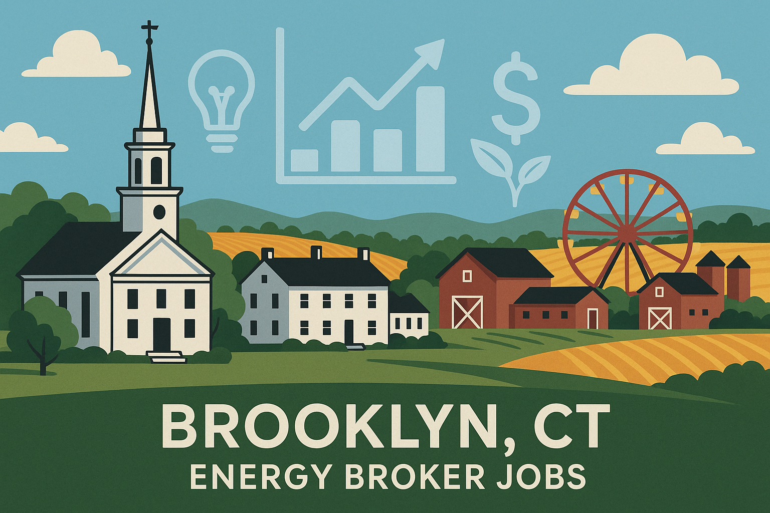 Brooklyn CT energy broker and consultant jobs illustration