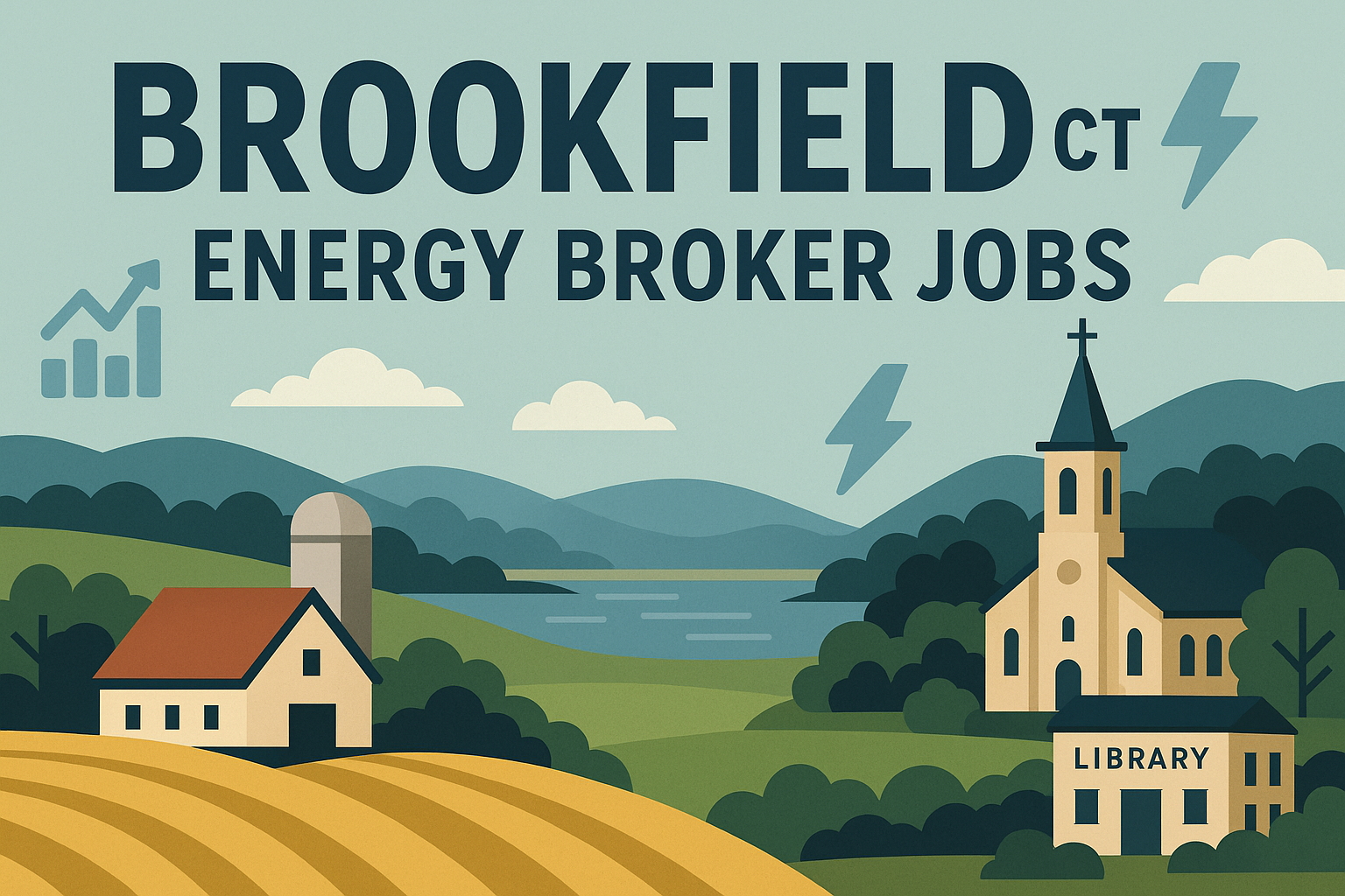 Brookfield CT energy broker and consultant jobs illustration