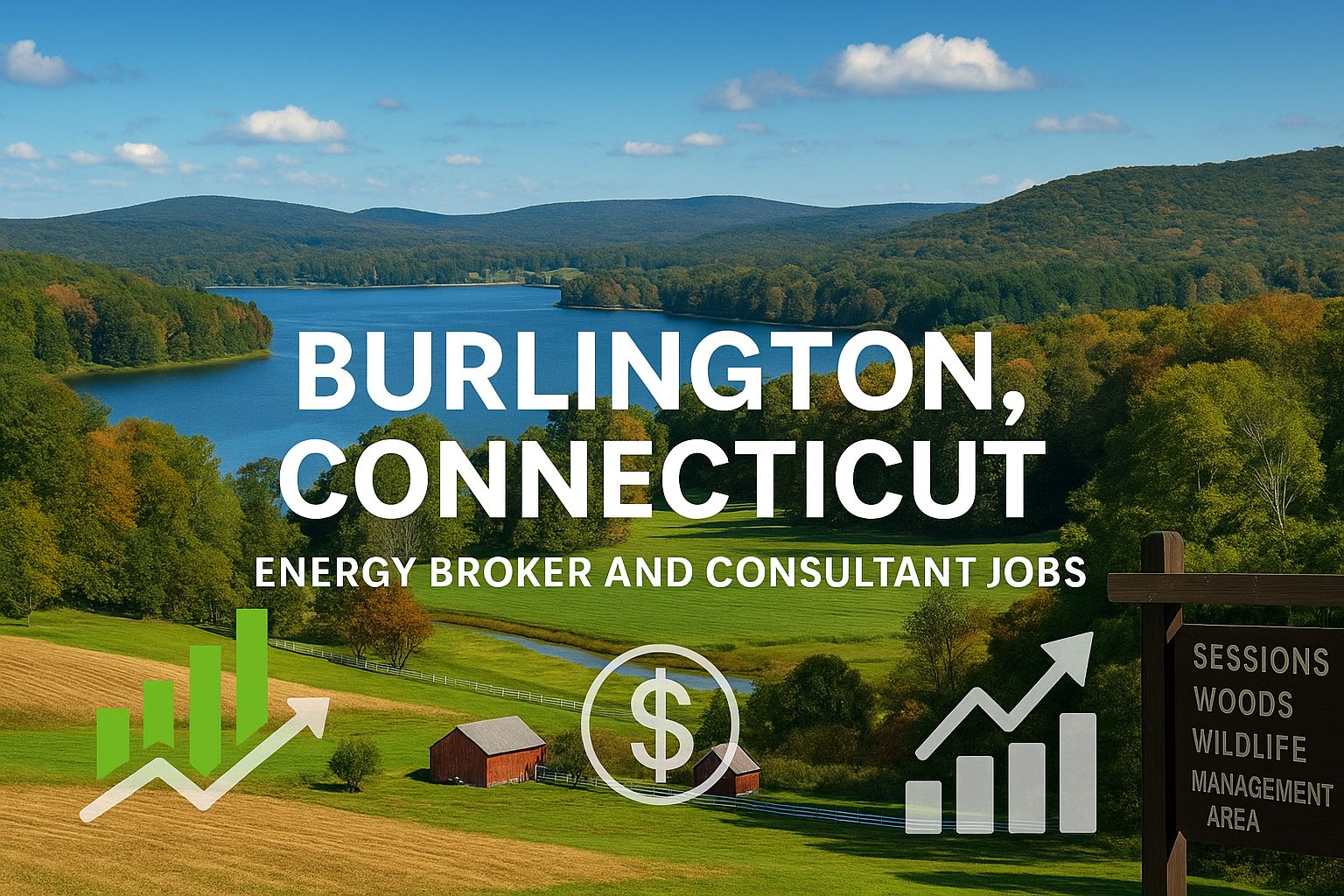 Burlington CT energy broker and consultant jobs illustration