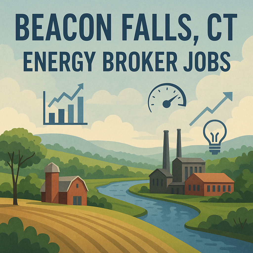 Beacon Falls CT energy broker and consultant jobs illustration